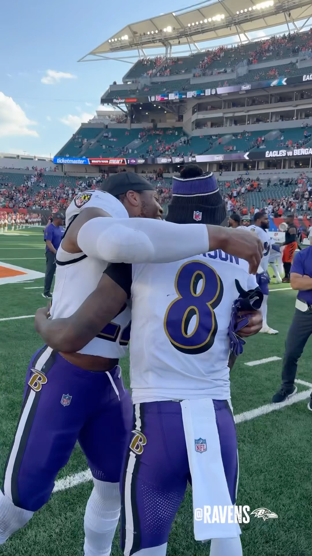 Thrilling overtime victory in Cincinnati! #nfl #ravens #baltimoreravens #football